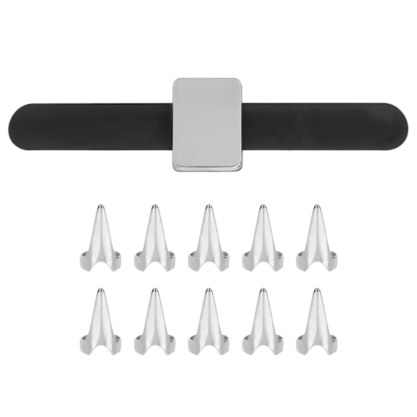 Håravskiljningsring Professionell Hemsalong Hårvalsverktyg Hårnål Magnetisk armband Stying Tool