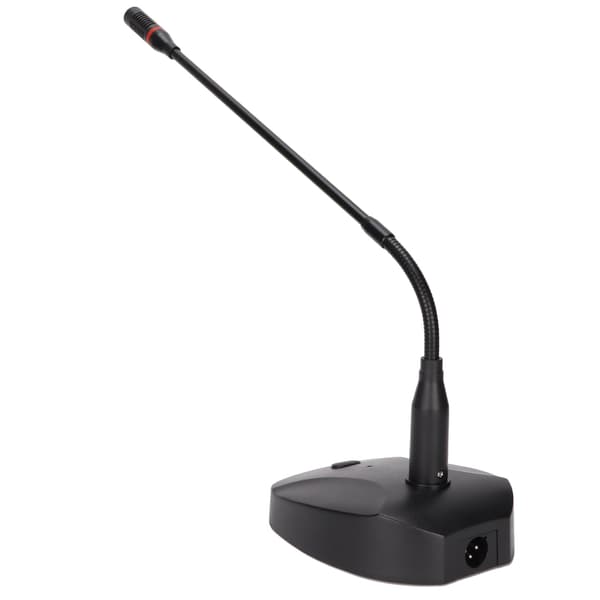 Svanehalsmikrofon Skrivebordsmikrofon med XLR til 6,35 mm kabel Kompatibel med konference-webcasting
