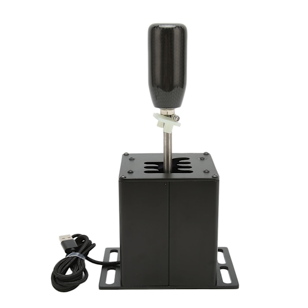 USB Simulator Shifter 6 Plus R Racing H Shifter med kolfibergrepp för Logitech G29 G27 G25 G920 för T300RS GT Svart