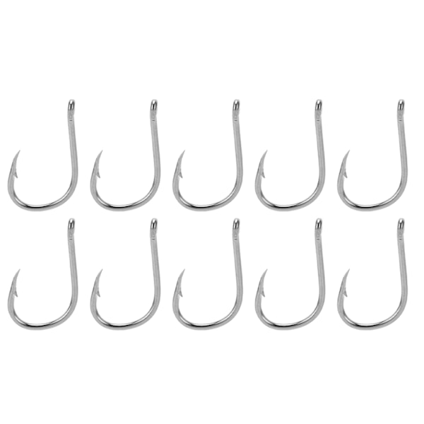 50 st fiskekrok för Iseama fiskkrok Hullingtyp Högkolstål med hål för utomhusaktiviteterTyp 8#