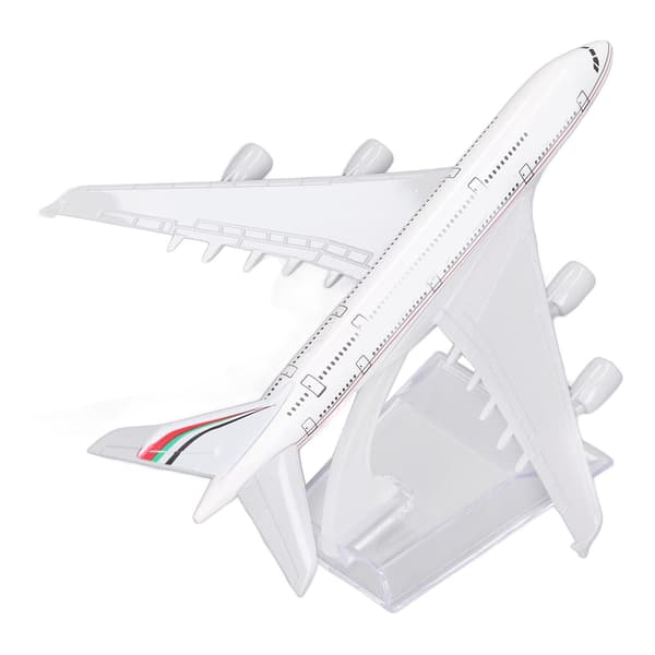 【NX】Trykstøbt 380 Passagerfly Model Legering Simuleret Udsøgt Flymodel Dekoration til Hjem, Studie, Kontor