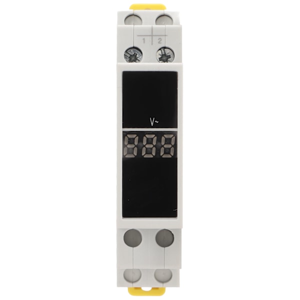 Enfas spenningsmåler Digital display ABS-hus Minimodulær voltmeter for elektrikere AC80V-500V