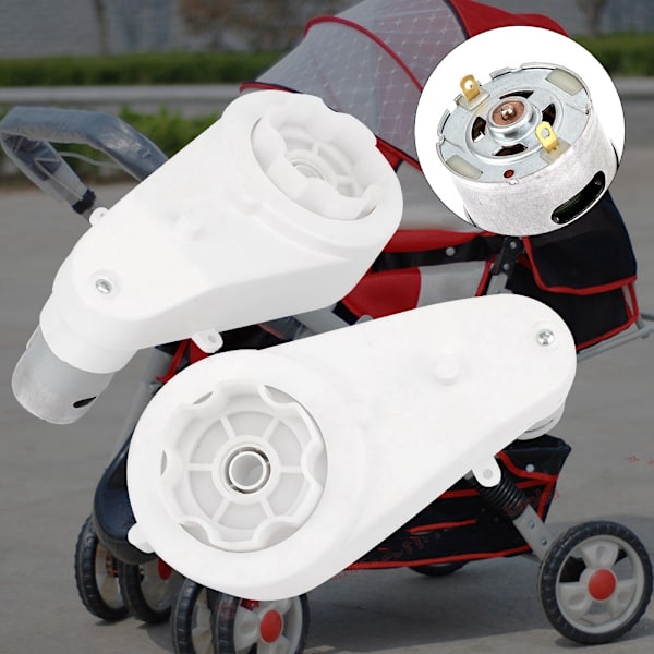 1 Par 30000RPM Motor Gearbox til Børns Elektriske Cykler med Motorledning 12V