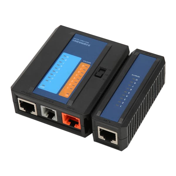 【NX】Netværkskabeltester Multi Netværkstester RJ45 Kabeltest POE Switch Ethernet Kabel Kontinuitetstester