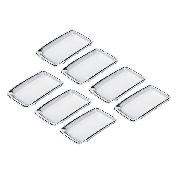 7 stk/sett Frontgrill Krombelagt Modifikasjon Erstatning for Grand Cherokee 2014-2016