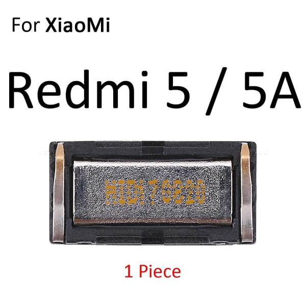 Öronsnäcka Ear Sound Top Högtalarmottagare för Xiaomi Redmi 4 Pro 3 3x 3s S2 Note 7 6 5 2 3 Pro 4 4x 6a 5a For Redmi 5 5A