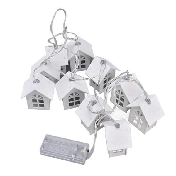 Holiday Light String 10 LED-batteridriven IP43 vattentät lampslinga för trädgården i sovrummet