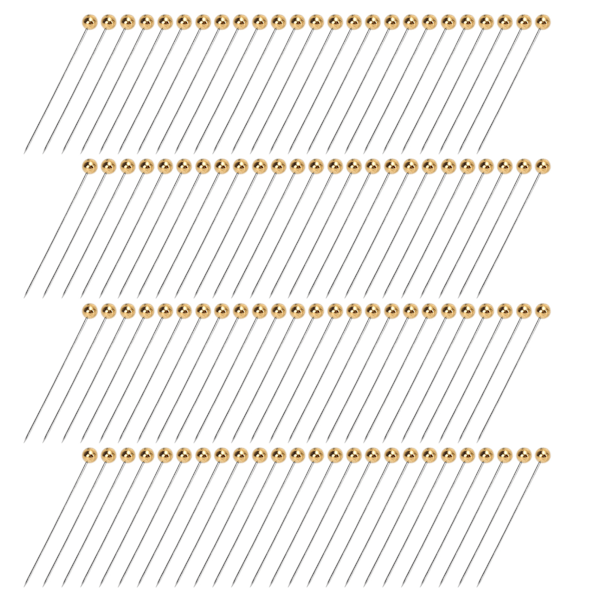 100 st synålar Ej böjbara Hållbara högtemperaturbeständiga raka nålar