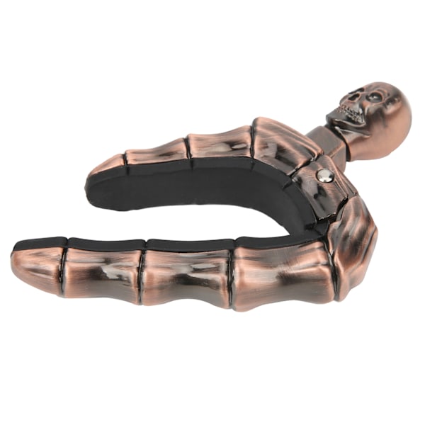 Skull Guitar Capo Justerbar Spænding Tilbehør Dele til Folk Akustisk Guitar Ukulele Bronze