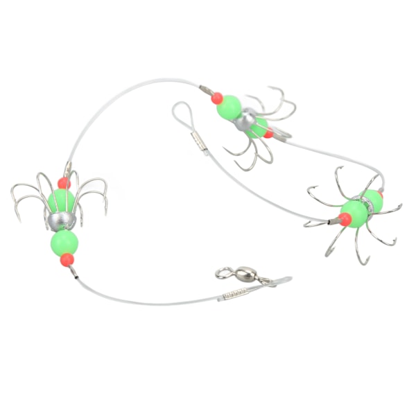 Luminous Octopus String Hook Fiskehake Høykarbonstål Fiskehake Fiskeutstyr