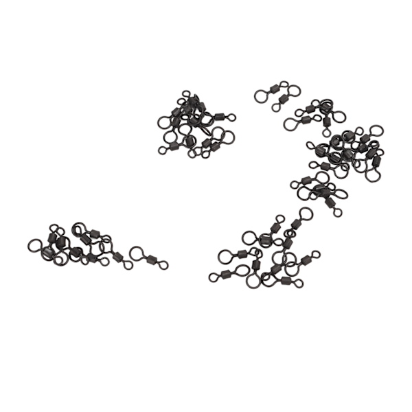 50 st fiskefatlager rullande svirvlar med hög hållfasthet i rostfritt stål
