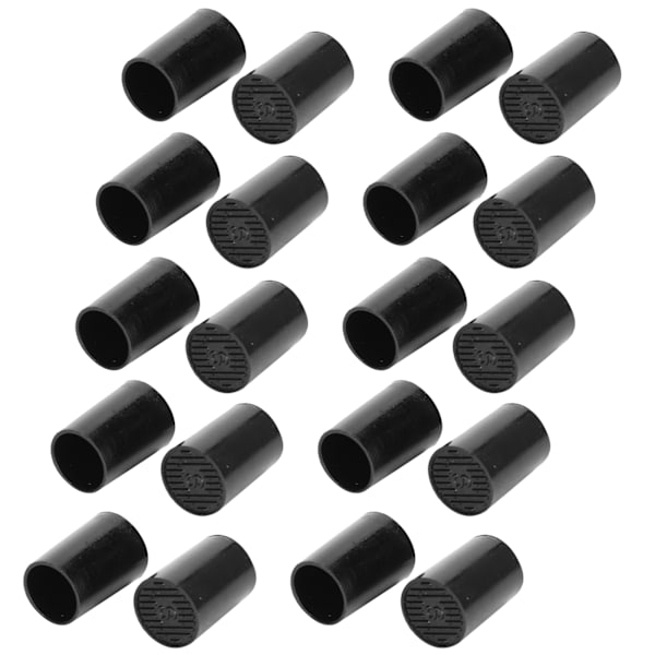 10 par högklackade spetsar Svarta CPU-polyuretanskor Reparationsersättningssatser Innerdiameter 11 mm