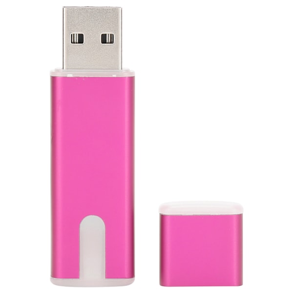 USB-minne USB2.0 Portabelt U Disk Flash Drive Mini Laptop Tillbehör Rosröd 128GB
