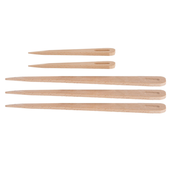 5 ST DIY Stickstickor för stora ögon i trä Gobeläng Vävhantverksverktyg