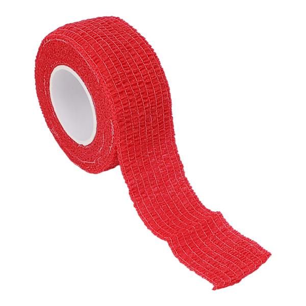 10 rullar självhäftande bandage Wrap Kompression Förhindra förhårdnader Elastiskt fixeringsbandage 0,98 X 78,74inRöd