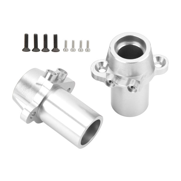 RC Metall Bakaxelhylsa Aluminiumlegering Bakaxelhylsa för Axial RBX10 1/10 RC Bil Uppgraderingsdel Silver