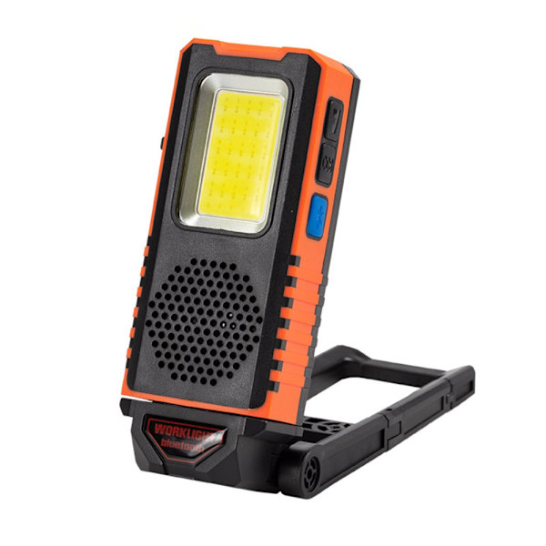 Multifunktionel LED Arbejdslys med Magnet og Bluetooth Højttaler COB Floodlight USB Genopladelig Reparationslys