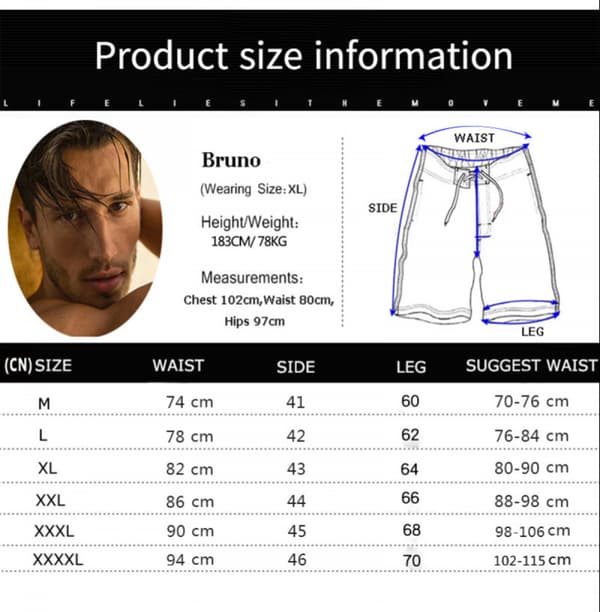 【NX】Wekity Badbyxor för män, snabbtorkande strandshorts med blixtlåsfickor och nätfoder (YKC12)