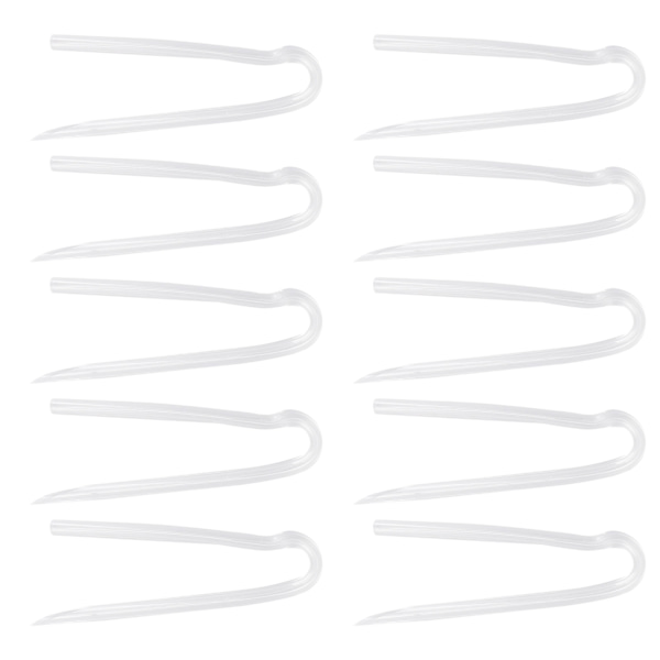 10 st hörapparatslangar Flexibel typ R BTE Öroninsats Byte av hörapparatslang3,3x2,0mm / 0,13x0,08in