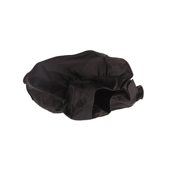Kesä Bucket Hat Dam Taitettava Ulkoilu Vinylpinnoite UV-suoja Visiiri Aurinkohattu Rantajuhliin Musta Yksi Koko