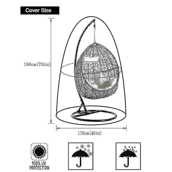 Swing Chair Dust Cover - Grön