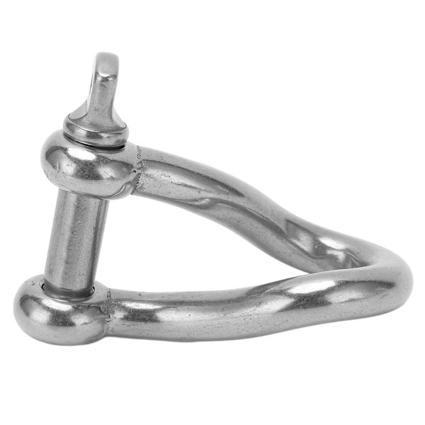 10mm Vridbar Sjakkel i Rustfritt Stål med Skruepinne Ankersjakkel for Marine Seiling M10
