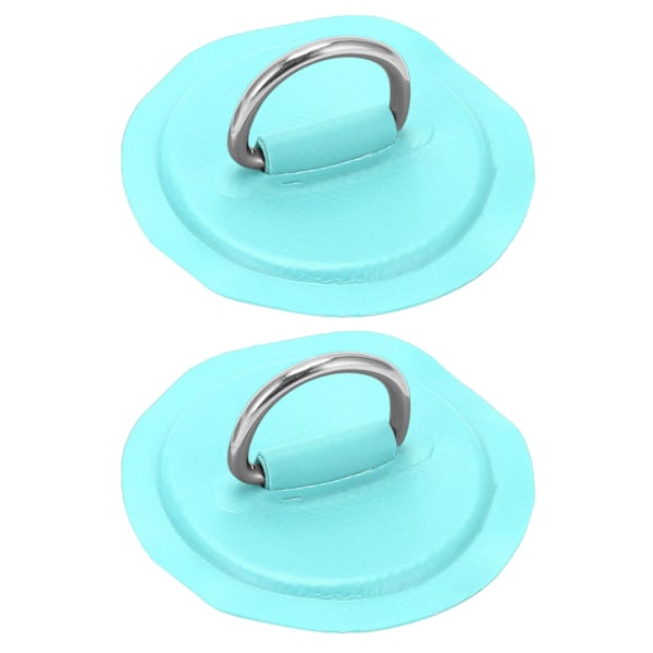 D Ring Pad Patch PVC Oppblåsbar båt Flåte Jolle Kanot Surfebrett Kajakk Festebeslag Smaragdgrønn