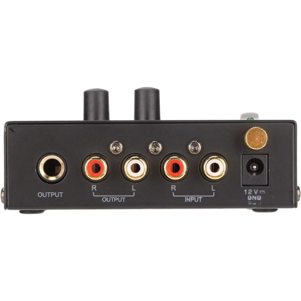 PMM Pladespiller Mini Audio Stereo HiFi Fonograf med DC 12V Adapter