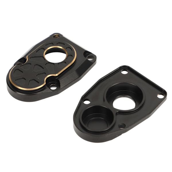2 ST Messing Portal Dæksler Sort Stabilitet Portal Styrke Nakkehat til Axial Capra SCX10 III AR45P 1/10