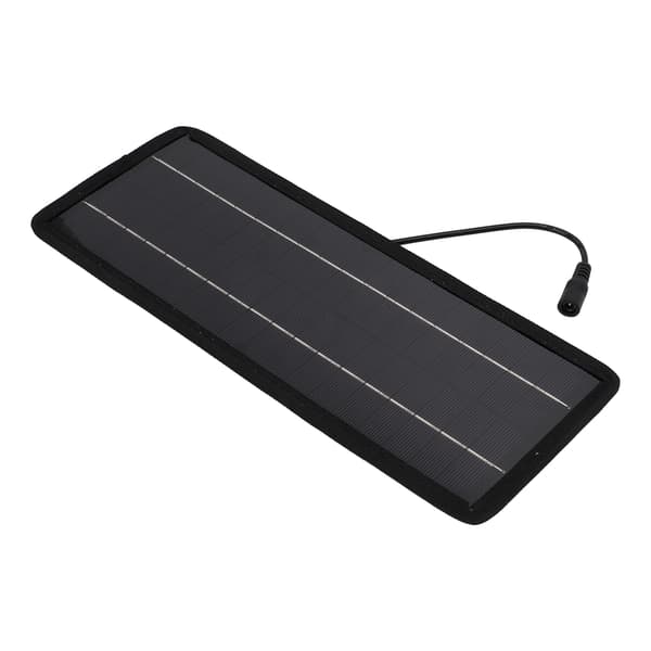 4,5W 12V Solar Bilbatterilader Polysilisium Solcellepanel Kompatibel med biler Båtbiler Konverter 12V batteri til 5V
