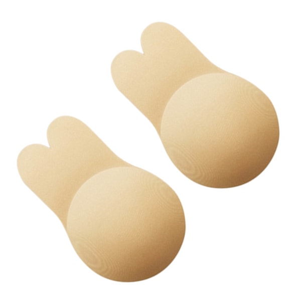 Itsekiinnittyvä rintaliivi Hengittävä Rinnankohotus Leikattava Uusiokäyttöinen Kanin korvat Muotoinen Tarttuva Rintaliivi Selästä Avoimelle Häämekolle Ihoväri 11 cm/ 4,3 tuumaa (L, XL)