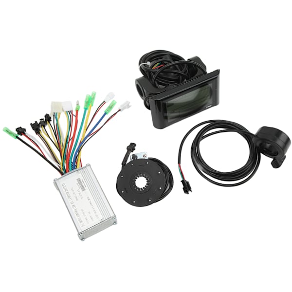 36V 48V børsteløs motorkontrol S900 LCD-skærm 130X tommelgas 8C Power Assist Sensor Kit til elcykel