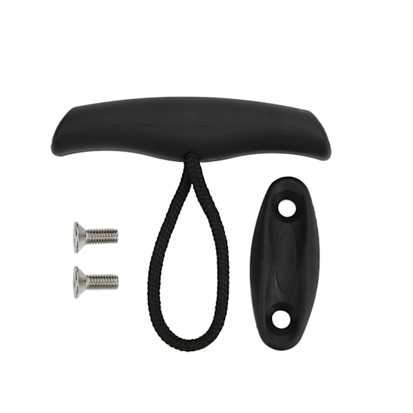 Universal Marin Kanot Kajak Nylon Drag Handtag T-Handtag med Snöre Rep Monteringsskruv