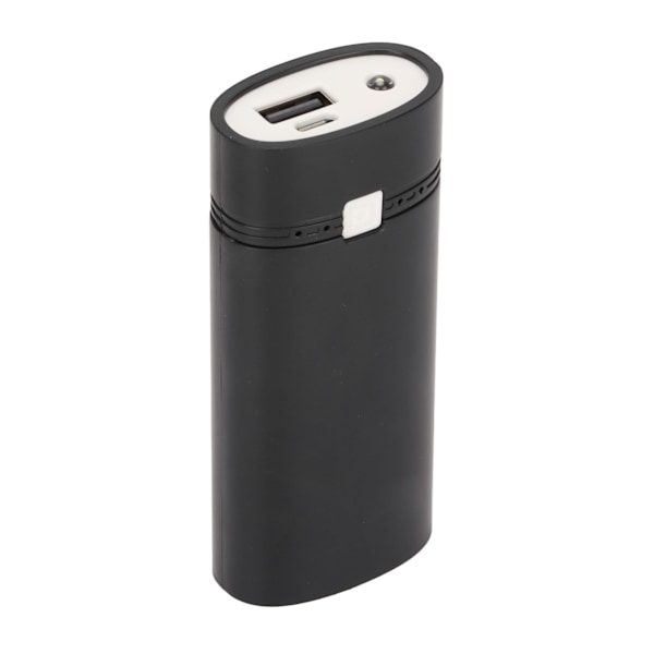 Universal DIY USB Power Bank Box 2x18650 Batteriladdare Power Bank Shell för Smartphone Svart