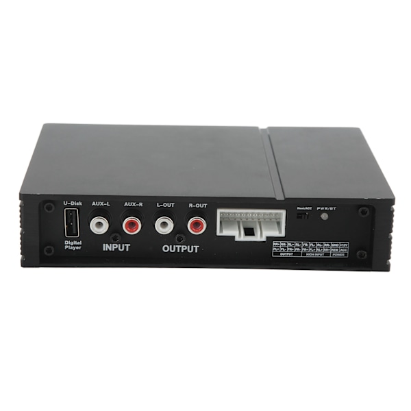 Auton DSP-vahvistin 4-kanavainen RCA-tulo HD Bluetooth-sovelluksen ohjaus 12V Universal Audio System