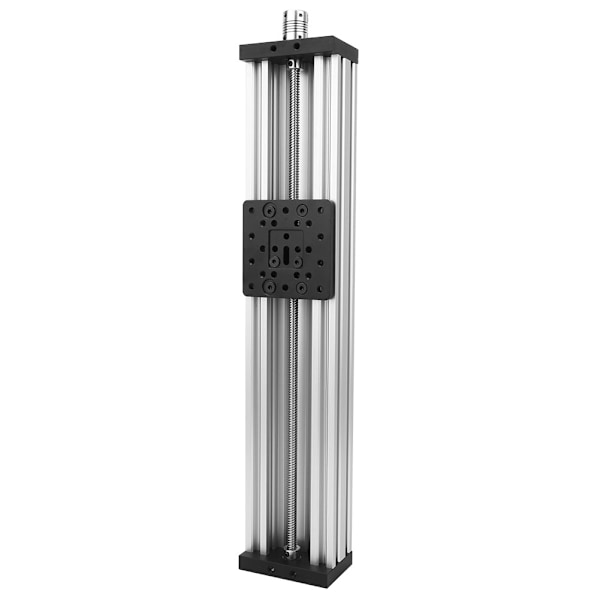 Skrueslide Lineært Bord Aluminiumlegering 3D-skriver Graveringsmaskin Bly 2mm Svart/SølvSølv 350mm