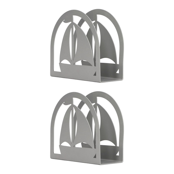 2 stk. Servietholder Multifunktionel Innovativ Rustfrit Stål Stående Servietdispenser Stand til Hjem Restaurant Sejlende Ud af Skibet