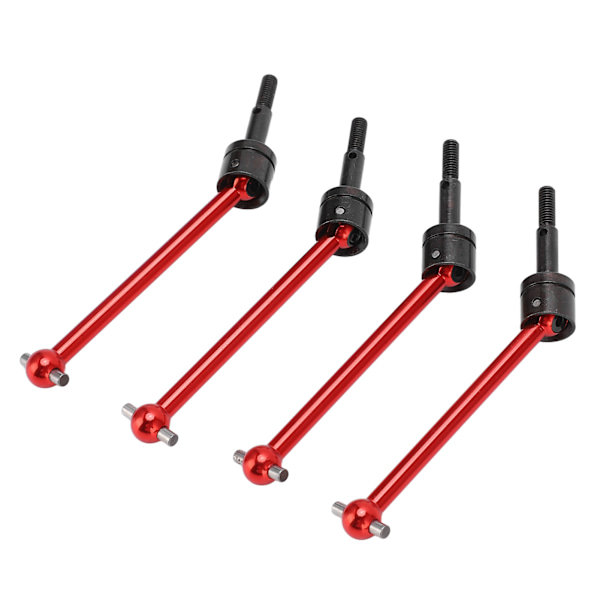 4st RC Metal Universal CVD Drivaxel Set för Tamiya TT02B 1/10 RC Car Upgrade PartsRed