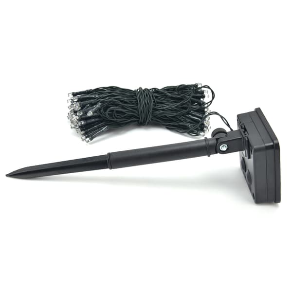 【NX】12 m Solar String Lights 8 lysmoduser 100 LED IP44 vanntett solcellelampe kompatibel med uteplass terrasse dekorasjon