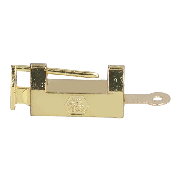 Kultainen Vintage Riippulukko Mini Messinki Retro Koriste Lukko Puulle Laatikko Kaappi Koti