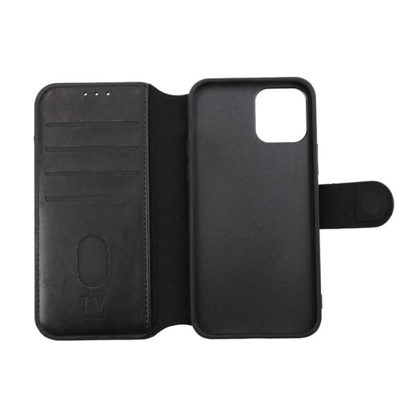 Compatible with iPhone 7/8/SE 2020 Wallet Case with Extra Card Slot Rvelon - Black Svart black