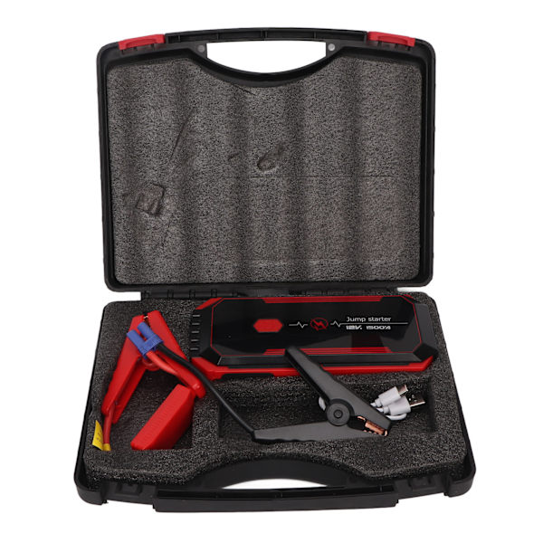 Bilbatteri Starter Bärbar 12V Bilbatteri Jump Starter Power Pack med USB Quick Charge 3.0 LCD-skärm Batteriförstärkare
