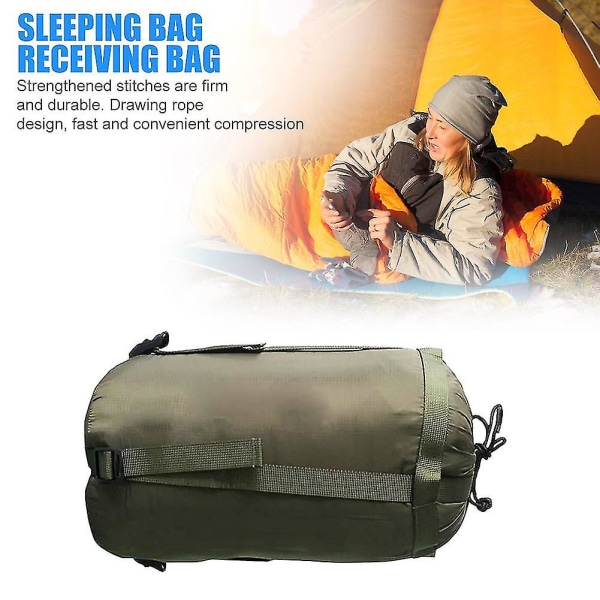 Voksen udendørs camping sovepose Ultralet nylon kompressionspakker Stuff Sæk Bærbar rejse fritids hængekøje opbevaringsposer