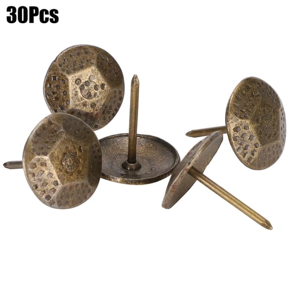 【NX】30 stk. møbelspiker skilpaddemønster sofadekor DIY klestilbehør jern 19MM