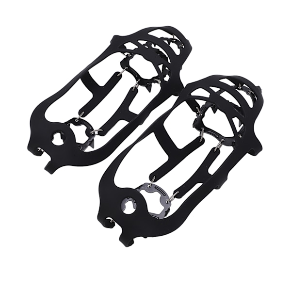 1 par 18-tanners ispigger Anti-skli Walk Traction Cleat Snøpigger for vinterklatring, turer og fiske M Størrelse