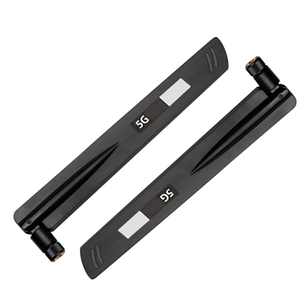 2 stk 5G Antenne SMA Hane Høy Forsterkning IoT Ekstern Fullbånd Rundstrålende Antenne for Router