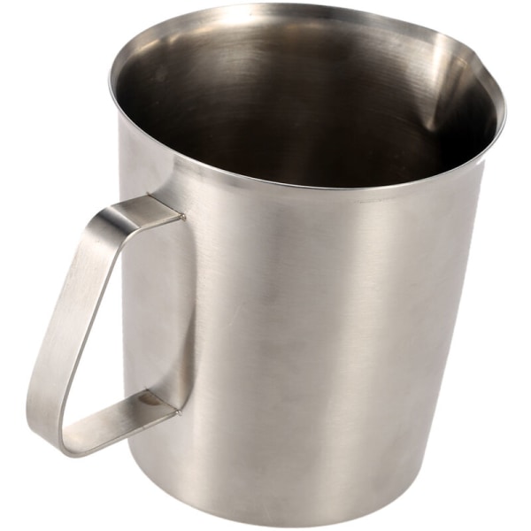 Rustfritt stål Coffee Garland Cup Melkeskummende kopp Målekopp 1000ML
