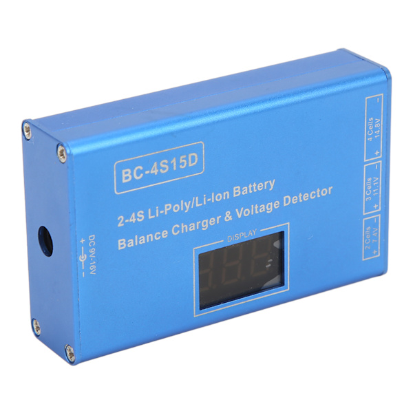 RC Balansladdare för 2S 3S 4S 25W Högprecis Lipo-batteriladdare med spänningsdisplay för modellflygplan US-kontakt 100‑240V