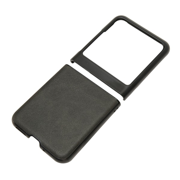 Flip Phone Case til Motorola Razr 40 Ultra Anti Scratch Stødsikker Foldbar Skærm Telefonetui Cover Slim Phone Beskyttelsesetui Helt Sort