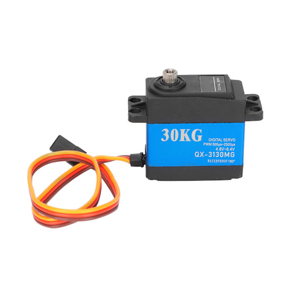 Vanntett Digital Servo Stor Dreiemoment Metallgir Servo for Flymodell Bilmodell Drone 4.8V‑8.4V